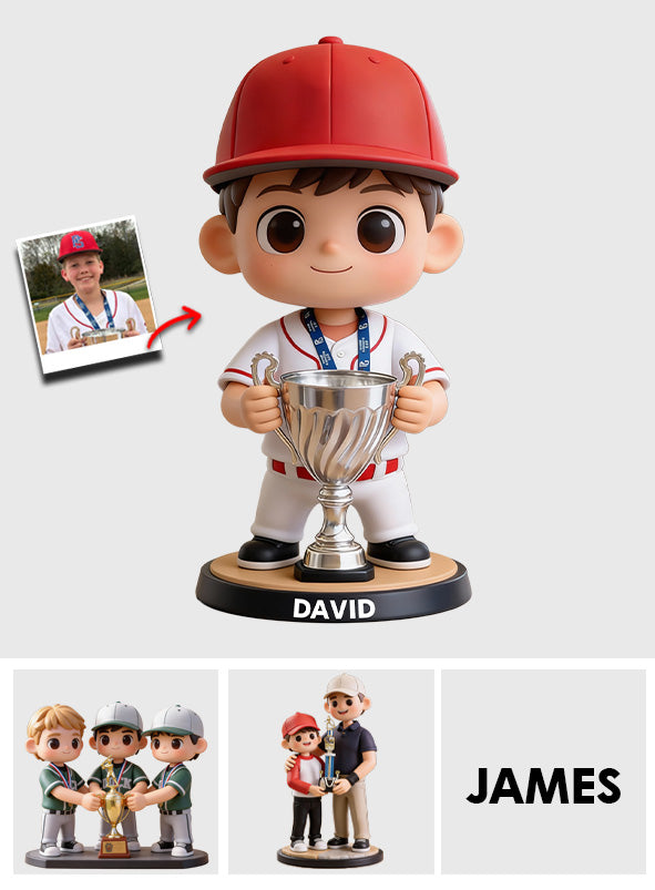 Trophy Moments - Personalized Baseball Custom Shaped Acrylic Plaque