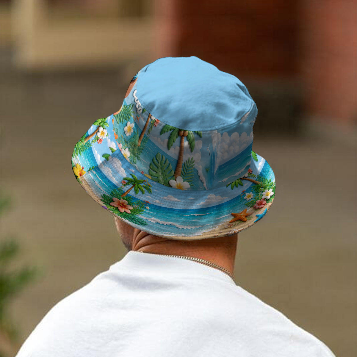 Any Photo Summer Vibes - Personalized Dog Bucket Hat