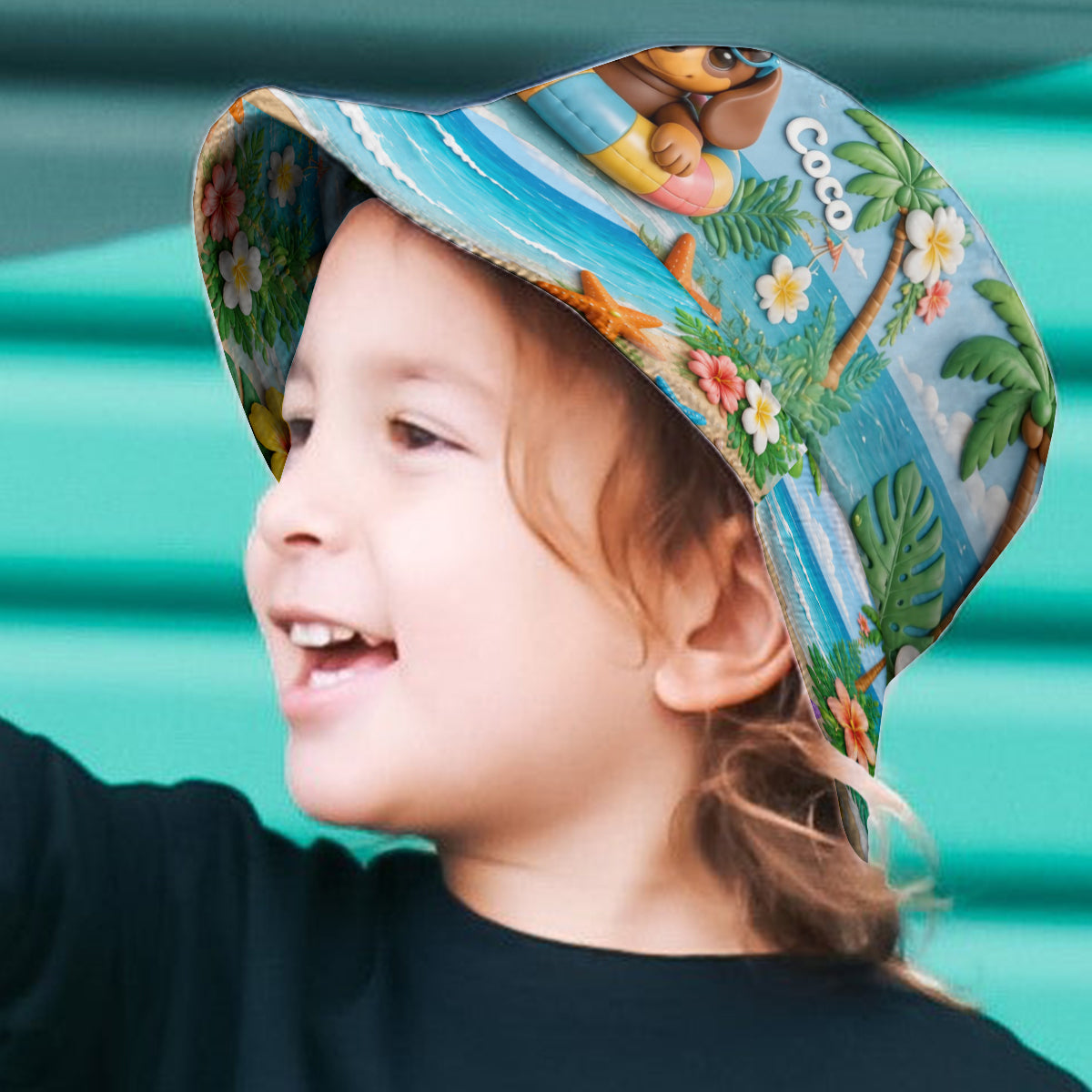 Any Photo Summer Vibes - Personalized Dog Bucket Hat