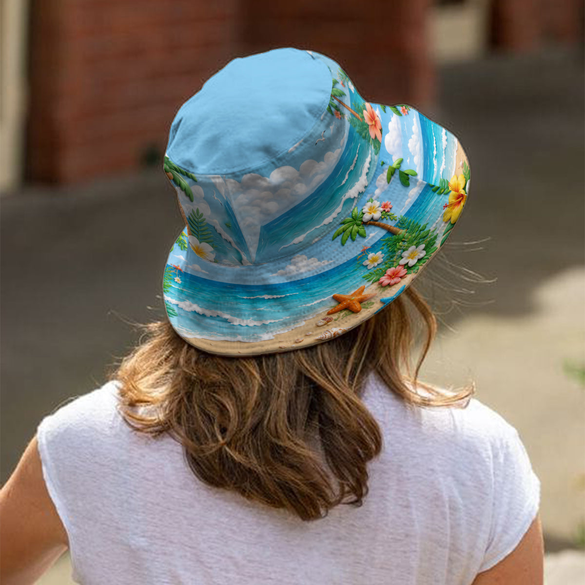Any Photo Summer Vibes - Personalized Dog Bucket Hat