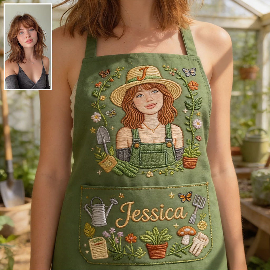 Love Gardening - Personalized Gardening Apron