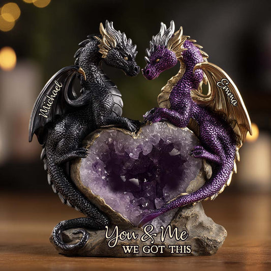 You & Me We Got This - Personalized Dragon Custom Shaped Acrylic Plaque