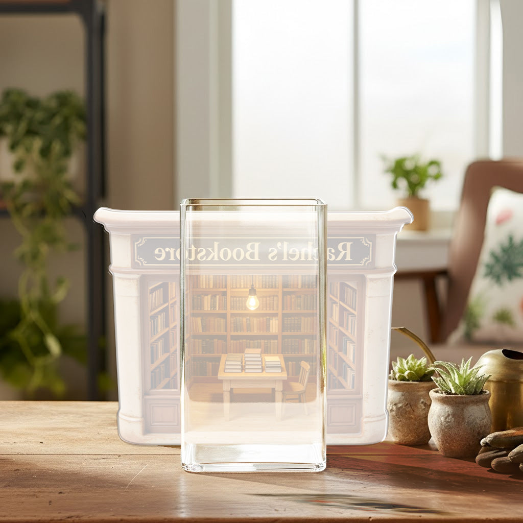 The Book Nook Garden - Personalized Book Acrylic Pot & Stake