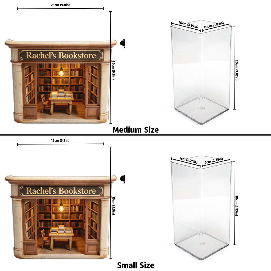The Book Nook Garden - Personalized Book Acrylic Pot & Stake