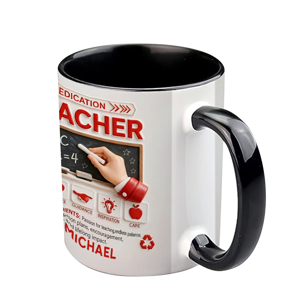 Teacher Portfolio - Personalized Teacher Accent Mug