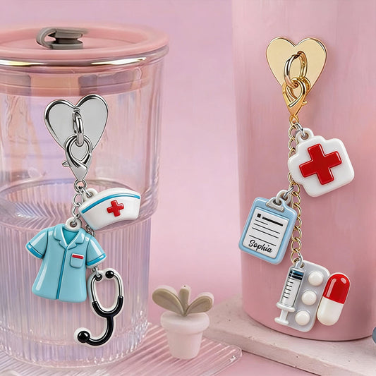 Nurse Life - Personalized Nurse Dangling Charms