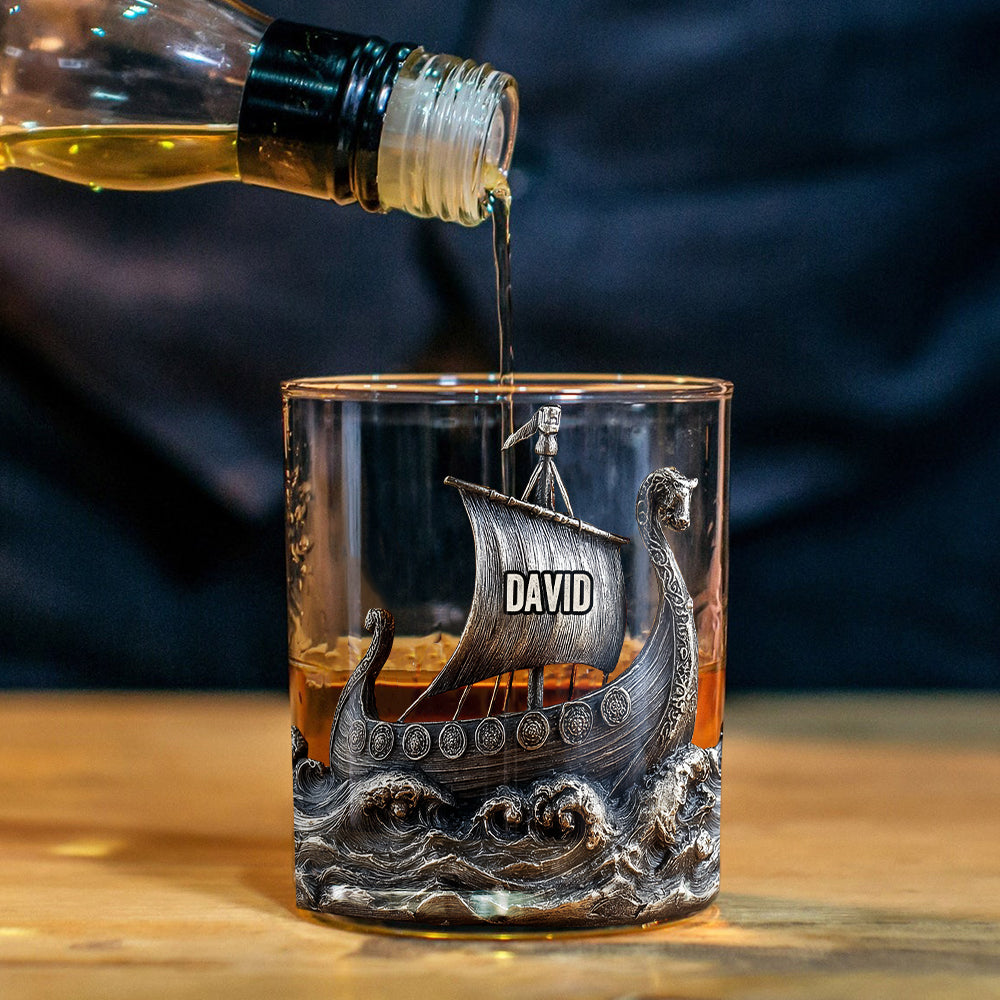 Viking Spirit - Personalized Viking Whiskey Glass