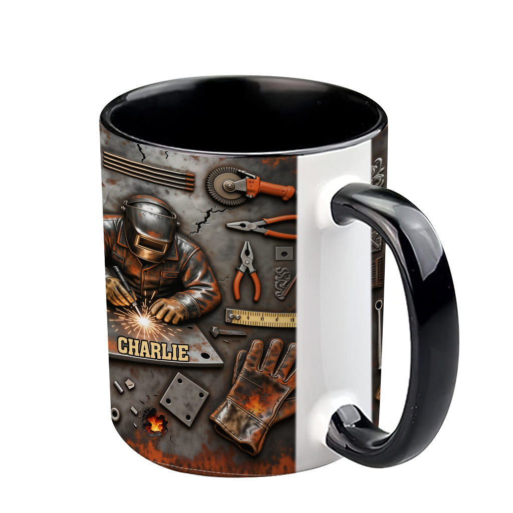 Strong Welder - Personalized Welder Accent Mug