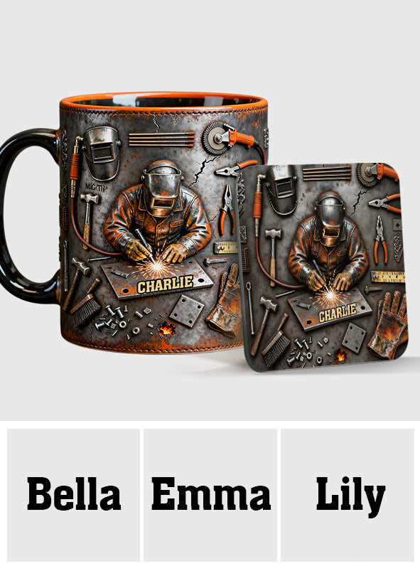 Strong Welder - Personalized Welder Accent Mug