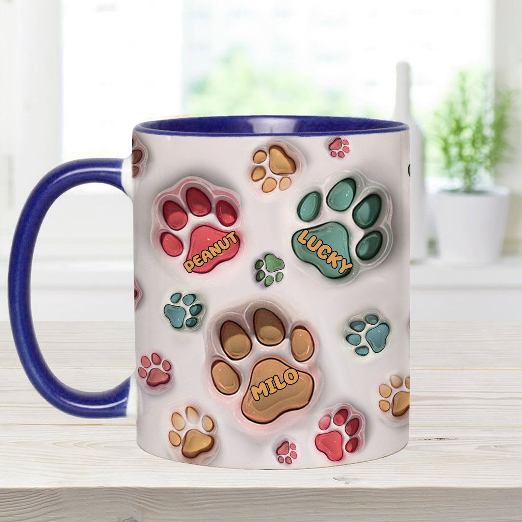 Best Dog Mom Dog Dad Cat Mom Cat Dad Ever - Personalized Dog Accent Mug