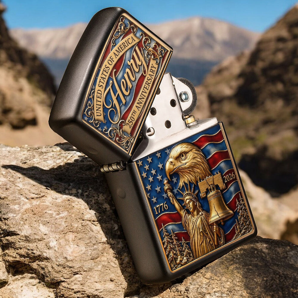 USA 250th Anniversary - Personalized Patriot Lighter