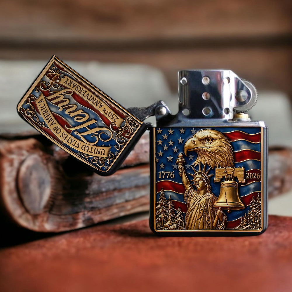 USA 250th Anniversary - Personalized Patriot Lighter
