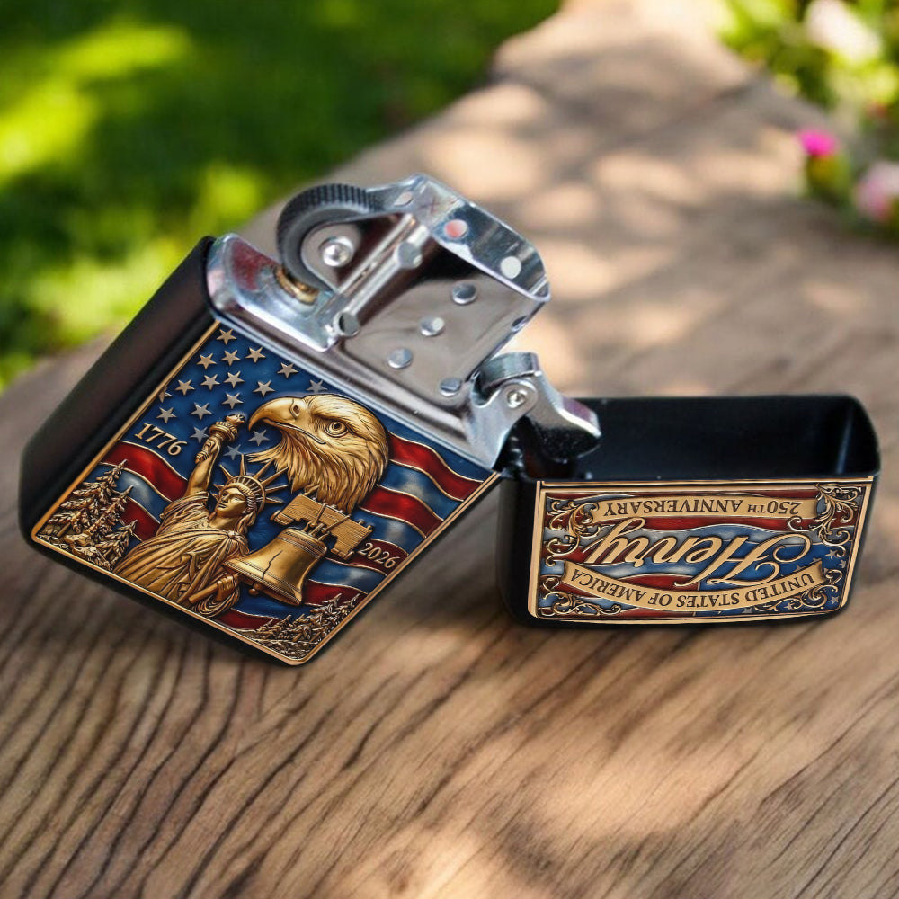 USA 250th Anniversary - Personalized Patriot Lighter