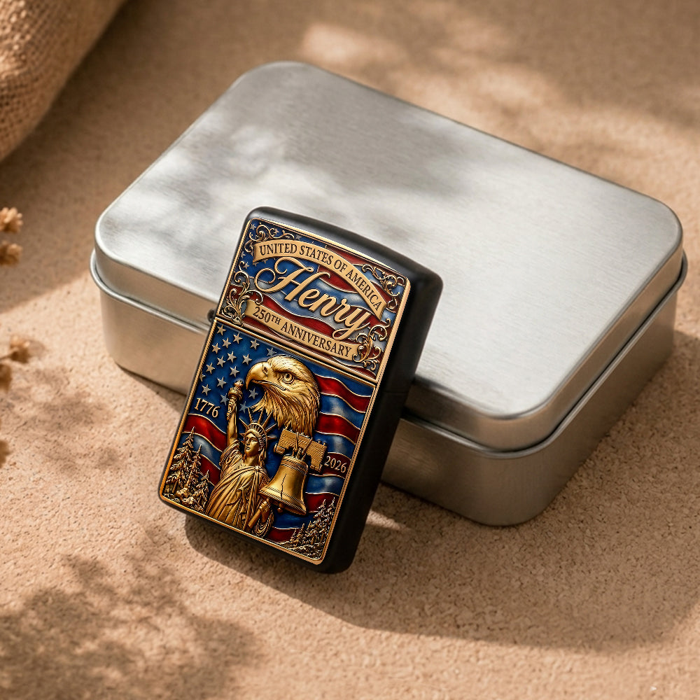 USA 250th Anniversary - Personalized Patriot Lighter