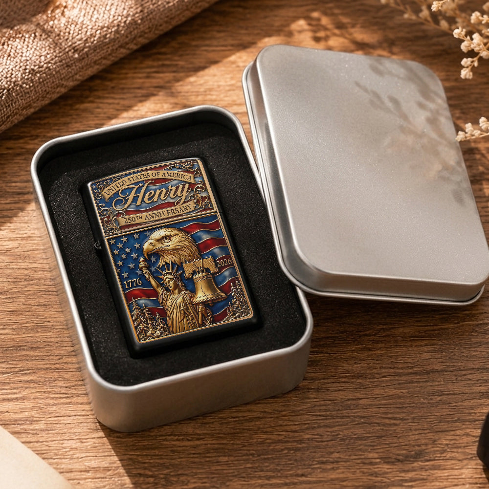 USA 250th Anniversary - Personalized Patriot Lighter