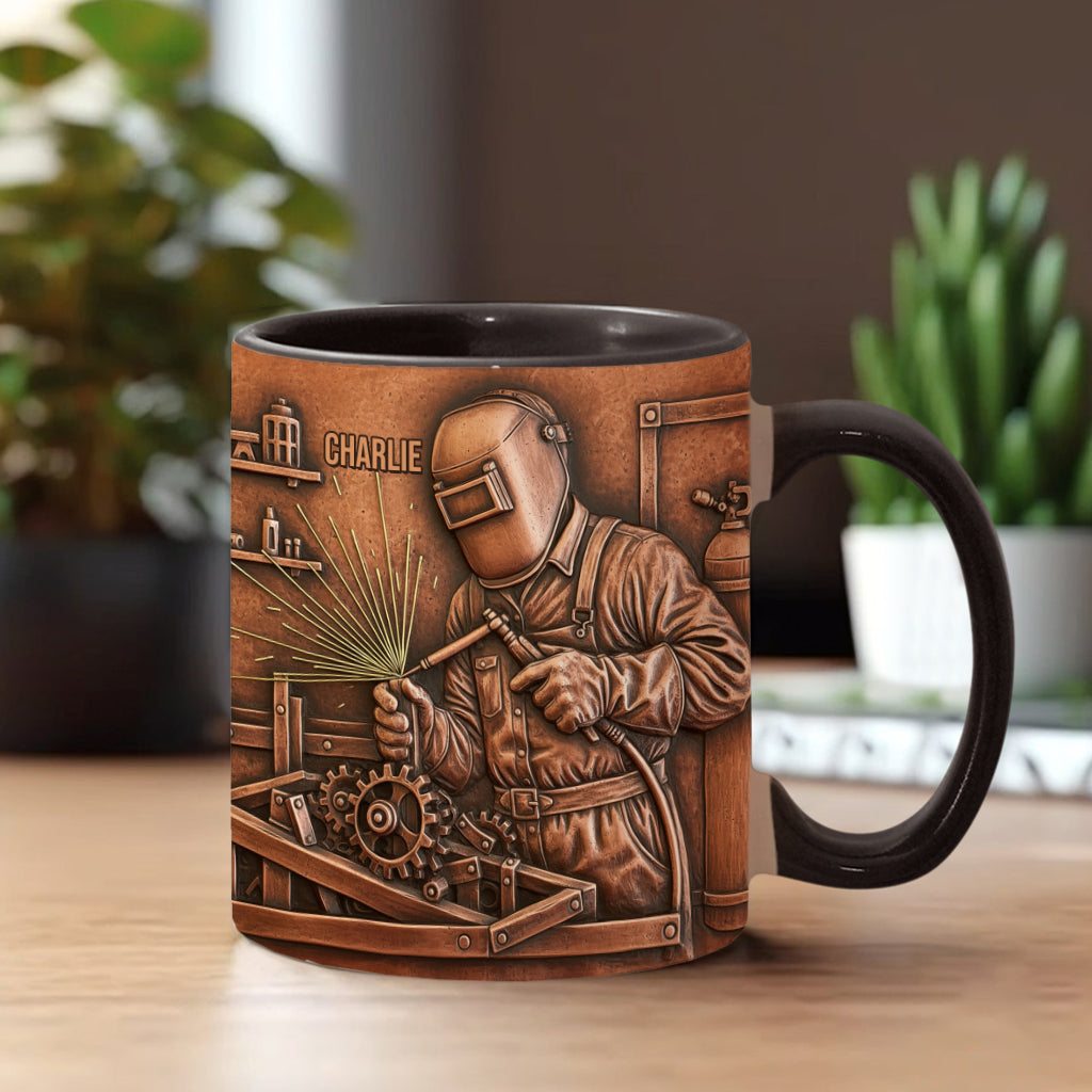 Strongest Welder - Personalized Welder Accent Mug