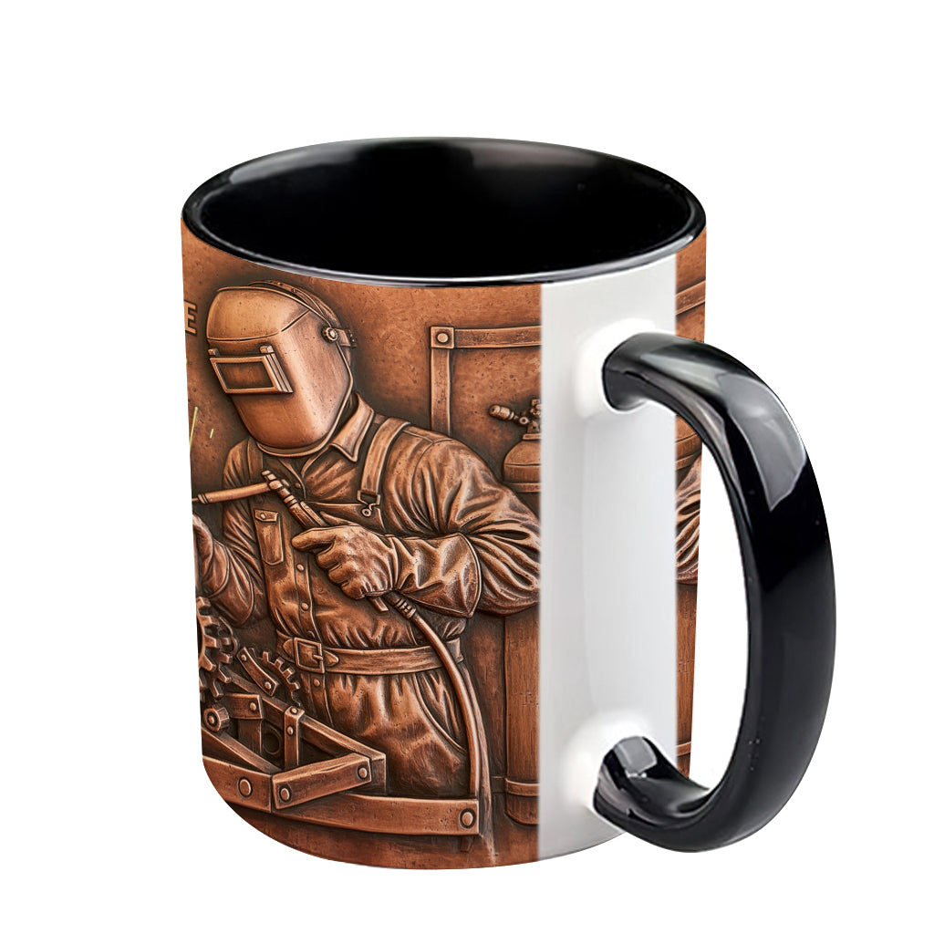 Strongest Welder - Personalized Welder Accent Mug