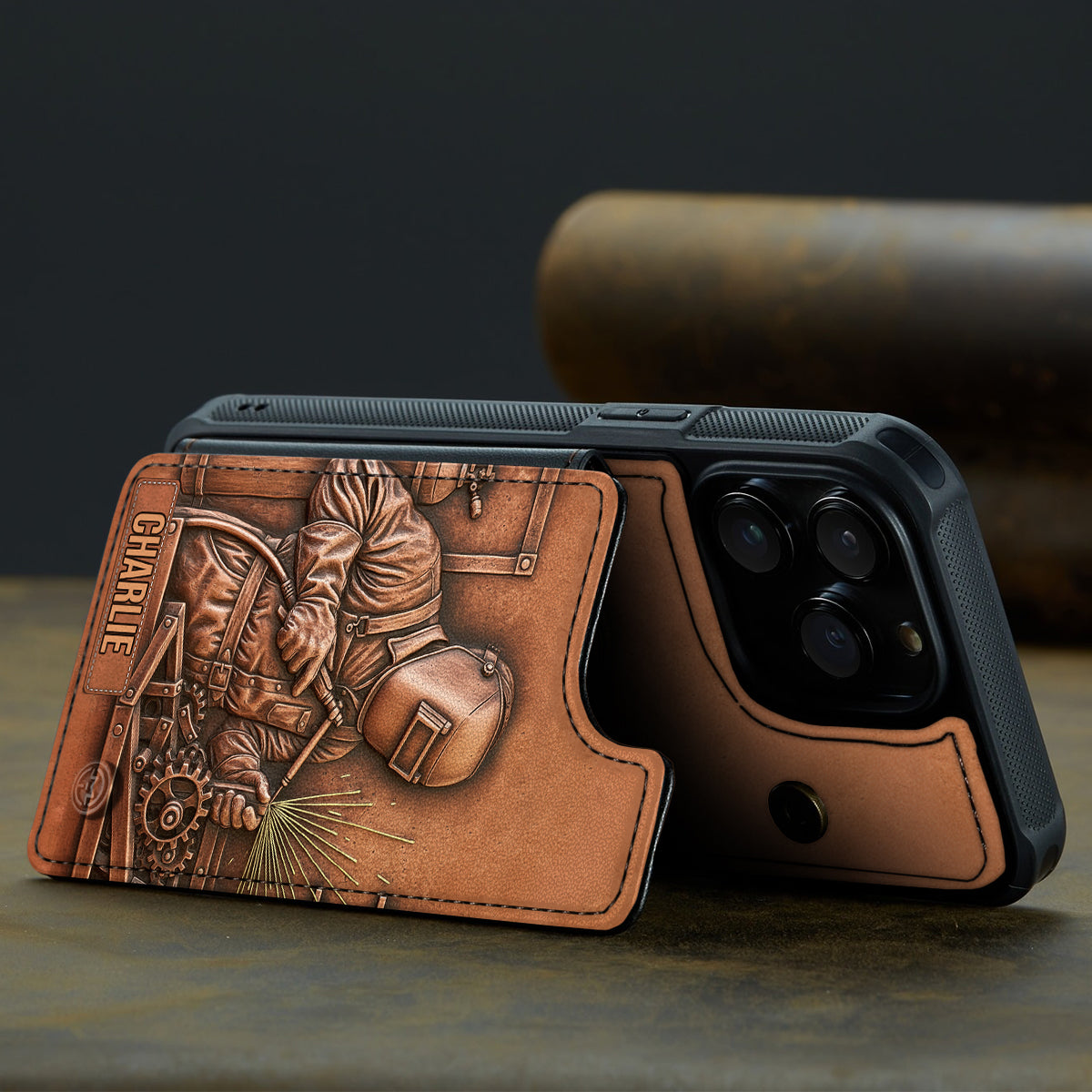 Strongest Welder - Personalized Welder Fully Printed Wallet Phone Case