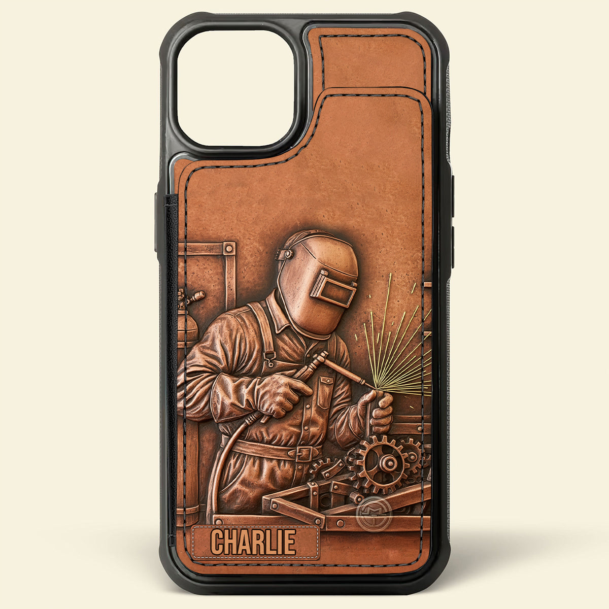 Strongest Welder - Personalized Welder Fully Printed Wallet Phone Case