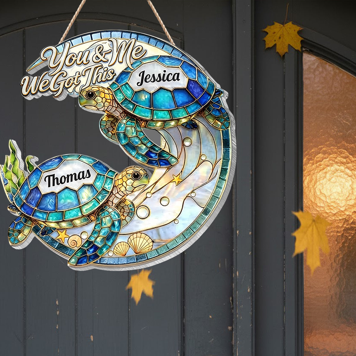 We Got This - Personalized Turtle LED Light Acrylic Sign
