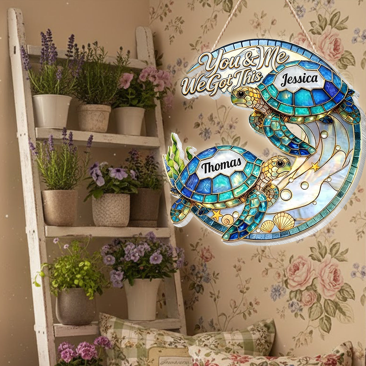 We Got This - Personalized Turtle LED Light Acrylic Sign
