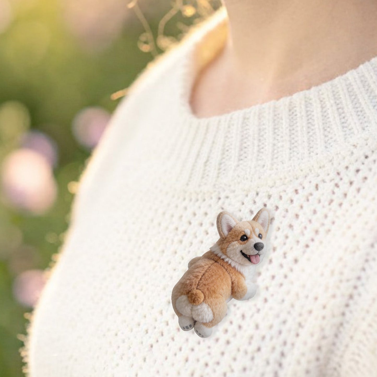 Pet Mom, Pet Lovers Gift - Personalized Dog Plush Brooch