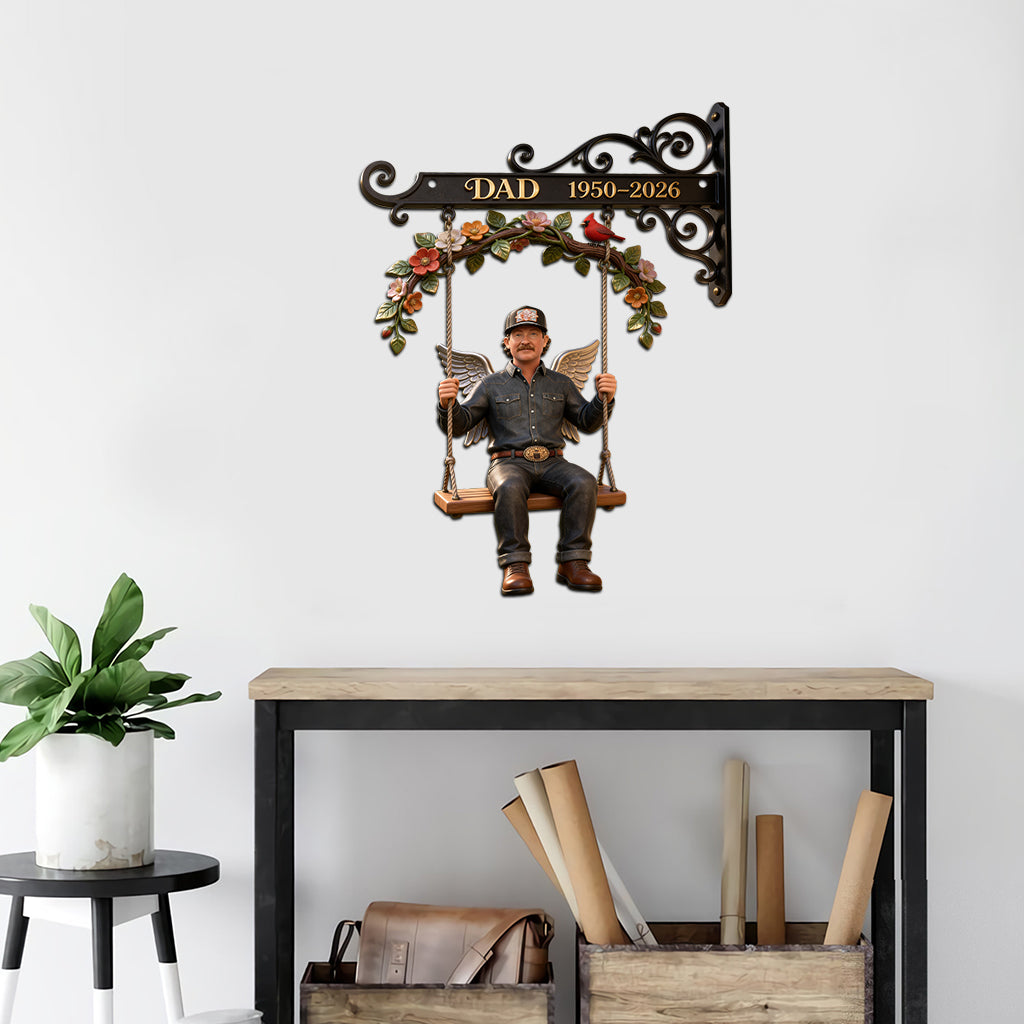 You Are Always With Us - Personalized Memorial Cut Metal Sign
