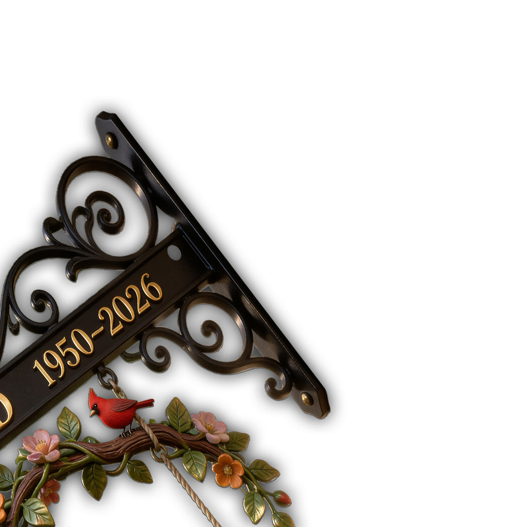 You Are Always With Us - Personalized Memorial Cut Metal Sign