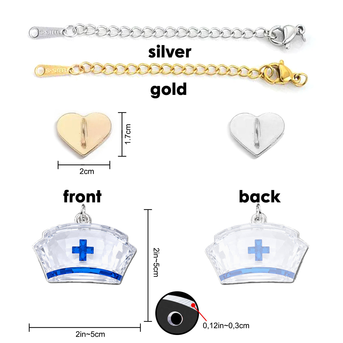 Love My Job - Personalized Nurse Dangling Charms