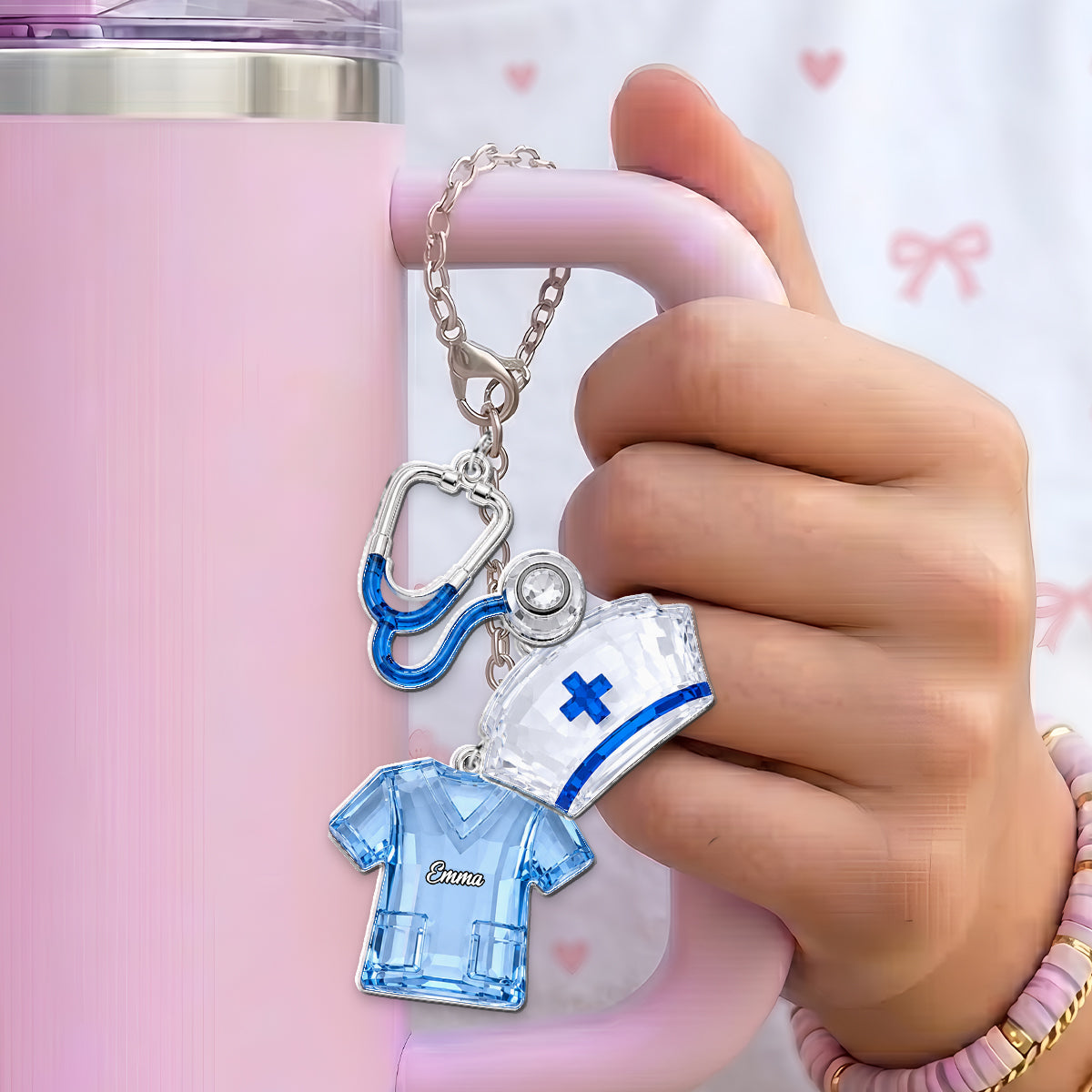 Love My Job - Personalized Nurse Dangling Charms