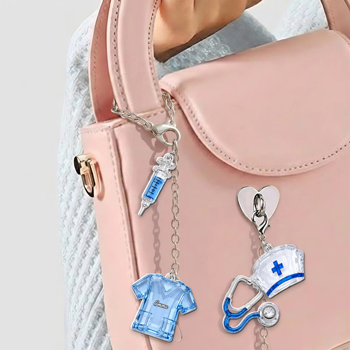 Love My Job - Personalized Nurse Dangling Charms