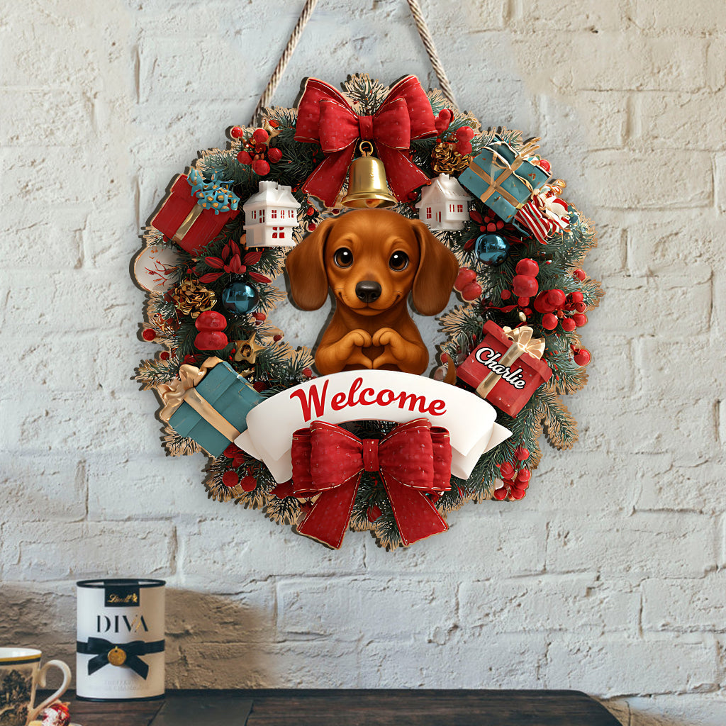 Welcome Home - Personalized Pet Custom Shaped Wood Sign