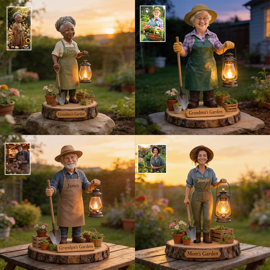 Secret Garden - Personalized Gardening Solar Acrylic Light