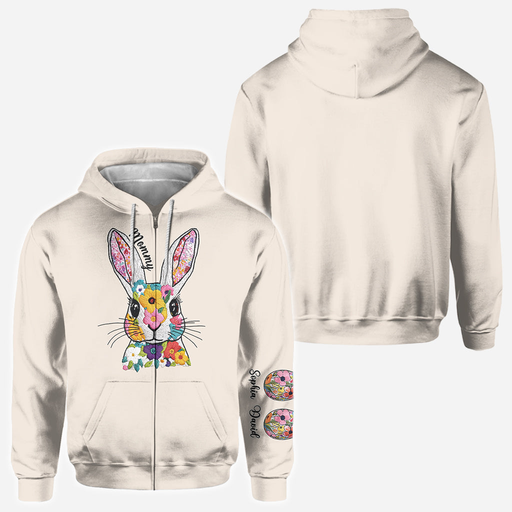 Mama's Bunny Gift For Mom, Grandma,... - Personalized Mother All Over Shirt