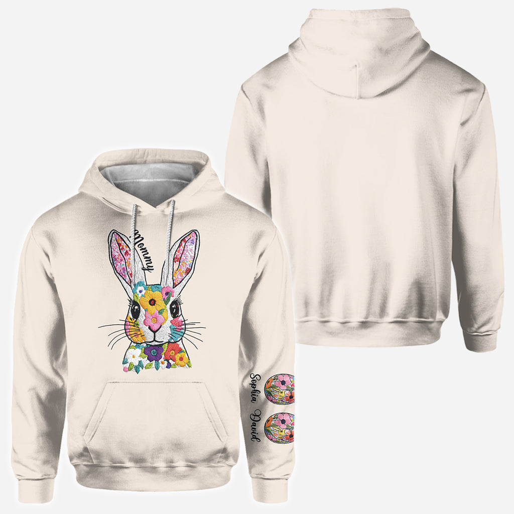Mama's Bunny Gift For Mom, Grandma,... - Personalized Mother All Over Shirt