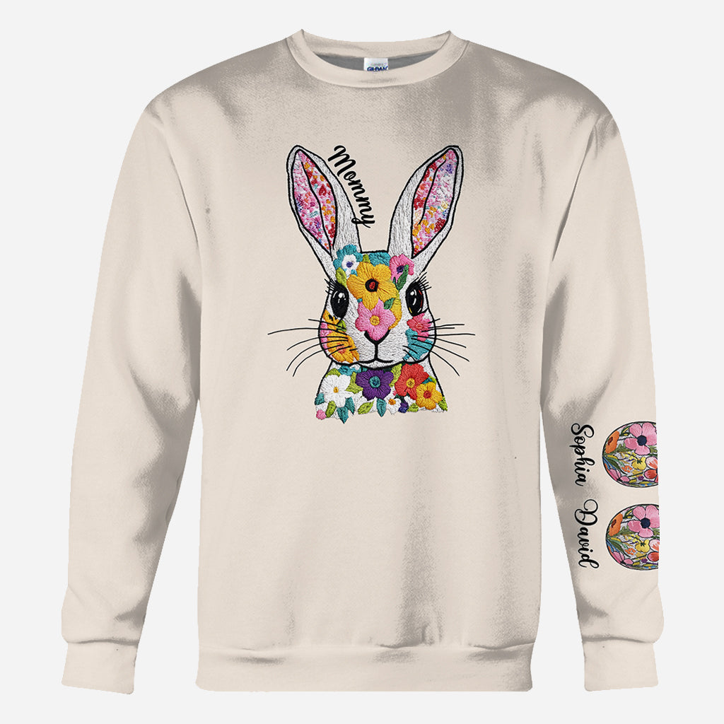 Mama's Bunny Gift For Mom, Grandma,... - Personalized Mother All Over Shirt