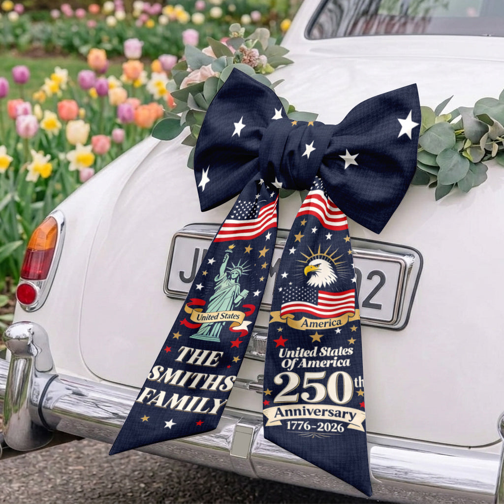 United States Of America 250th Anniversary - Personalized Patriot Decorative Sash/ Ribbon