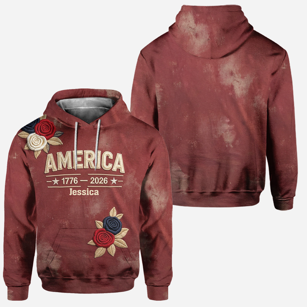 Women's America 250th Anniversary - Personalized Patriot All Over Shirt