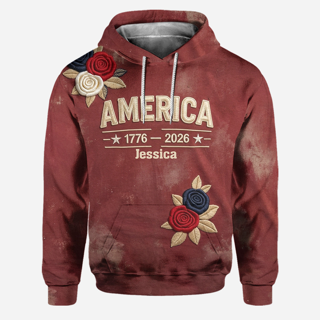 Women's America 250th Anniversary - Personalized Patriot All Over Shirt