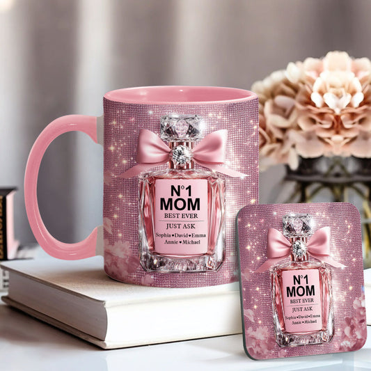 No1 Mom Ever - Personalized Mother Accent Mug