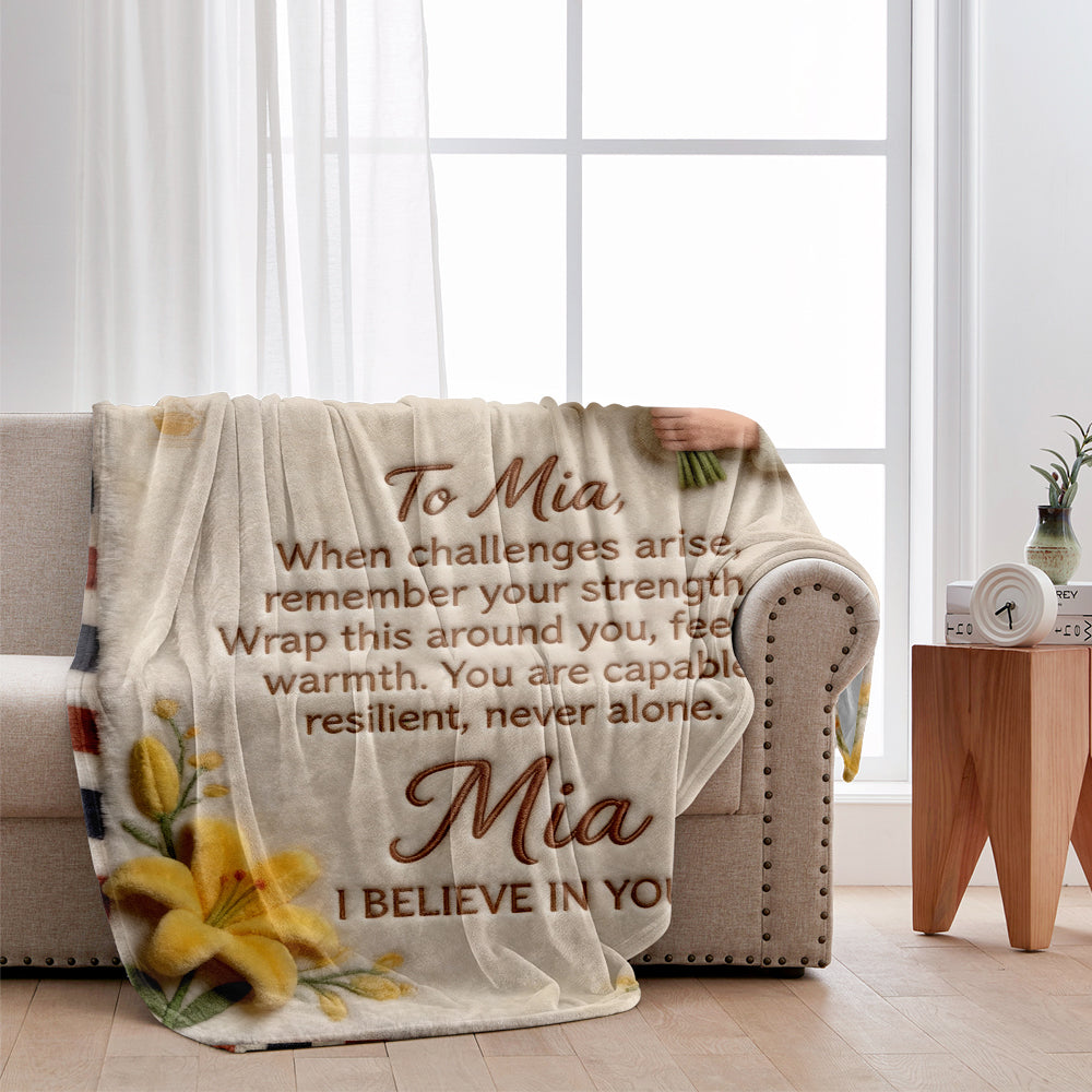 Reminder To Yourself - Personalized Self Love Blanket