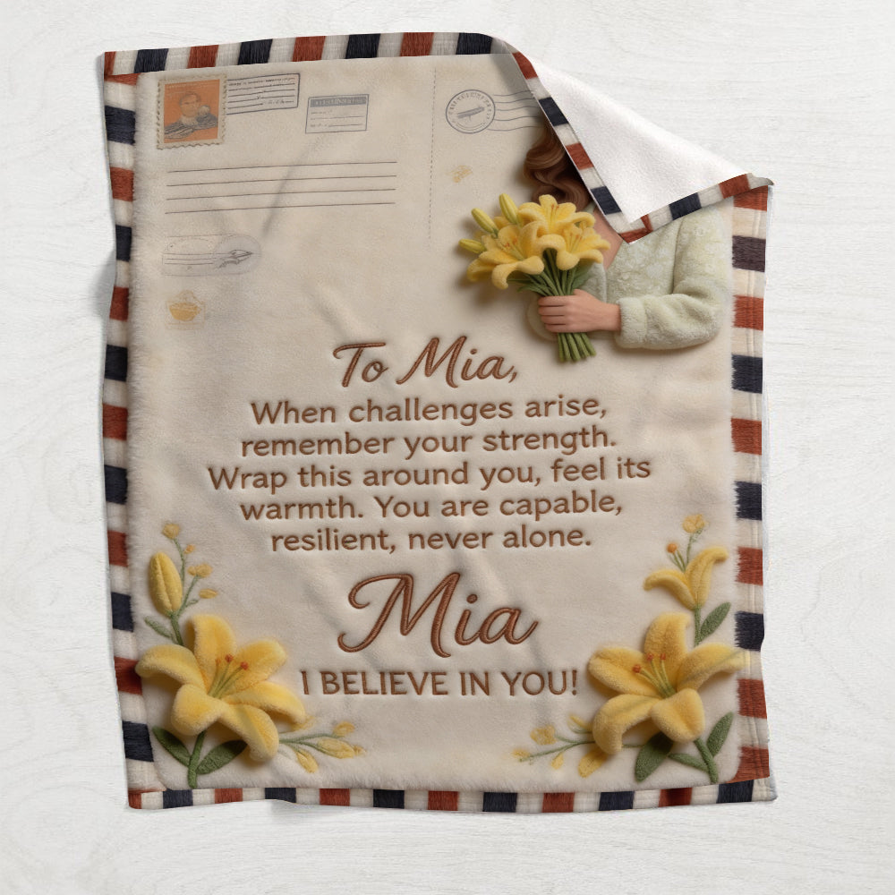 Reminder To Yourself - Personalized Self Love Blanket