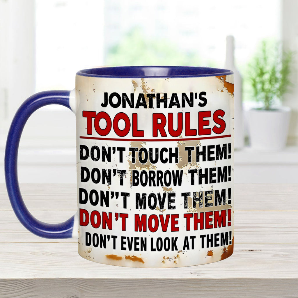 My Tool Rules - Personalized Garage Accent Mug