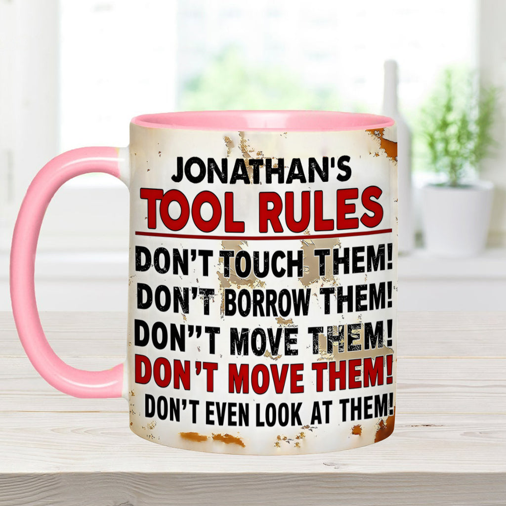 My Tool Rules - Personalized Garage Accent Mug