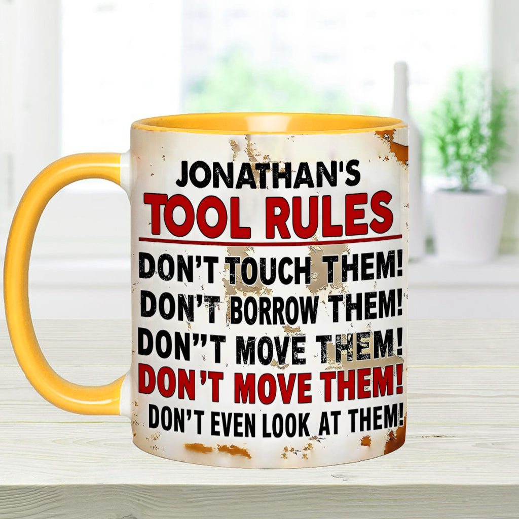 My Tool Rules - Personalized Garage Accent Mug