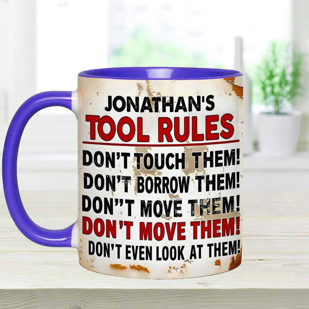 My Tool Rules - Personalized Garage Accent Mug