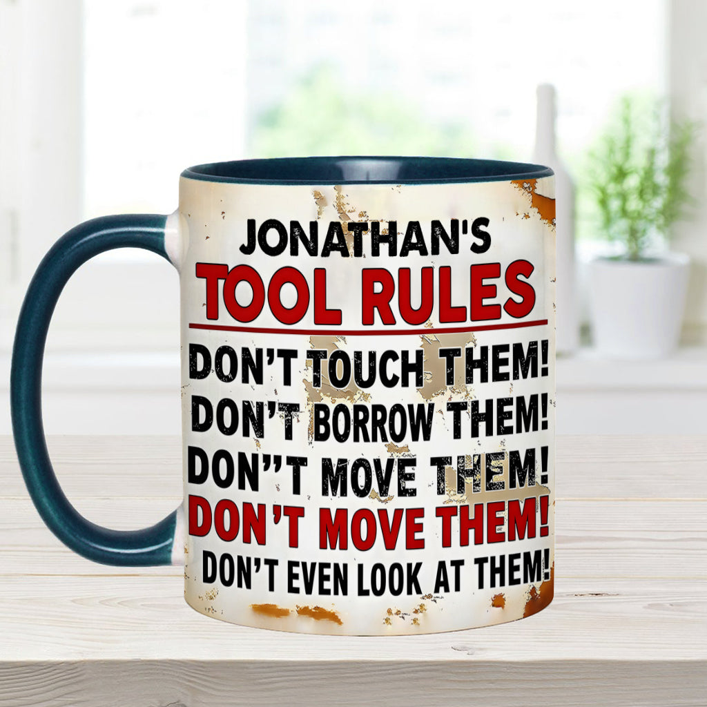 My Tool Rules - Personalized Garage Accent Mug