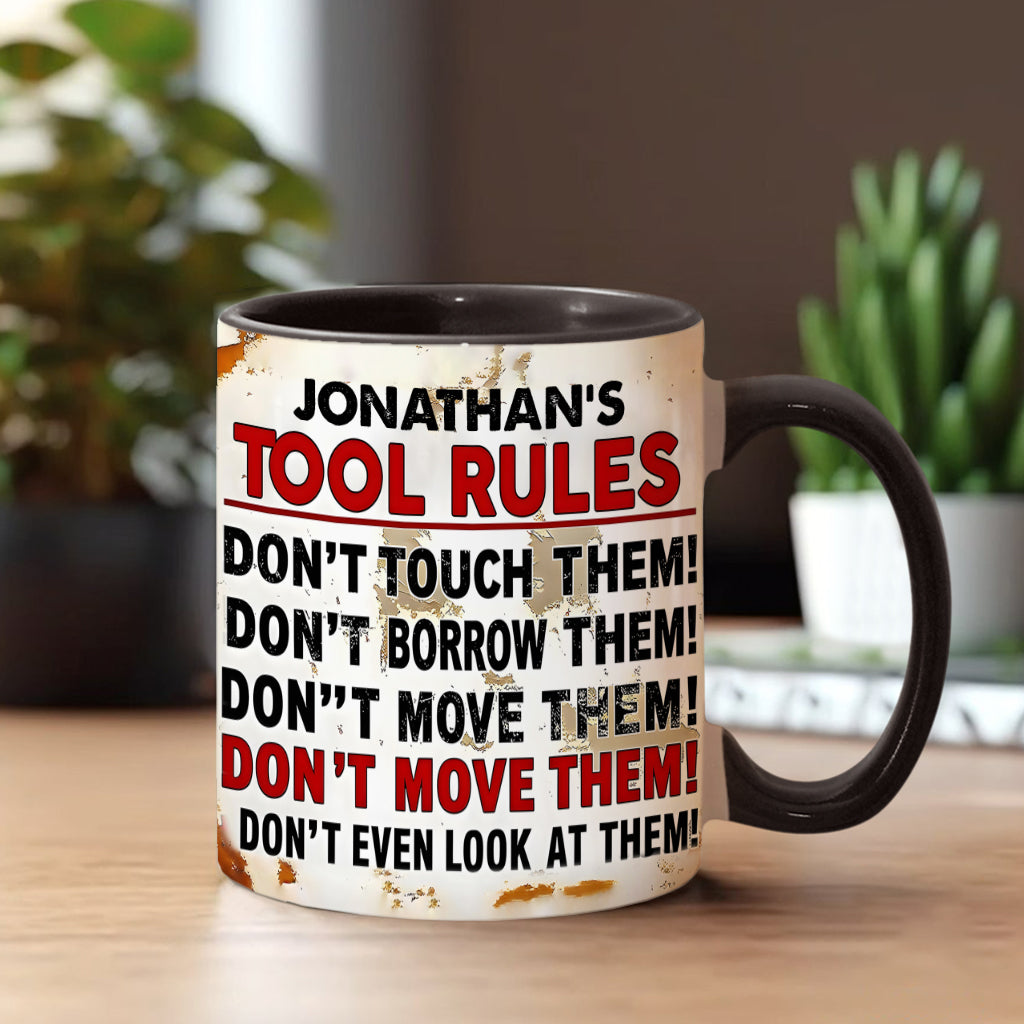 My Tool Rules - Personalized Garage Accent Mug