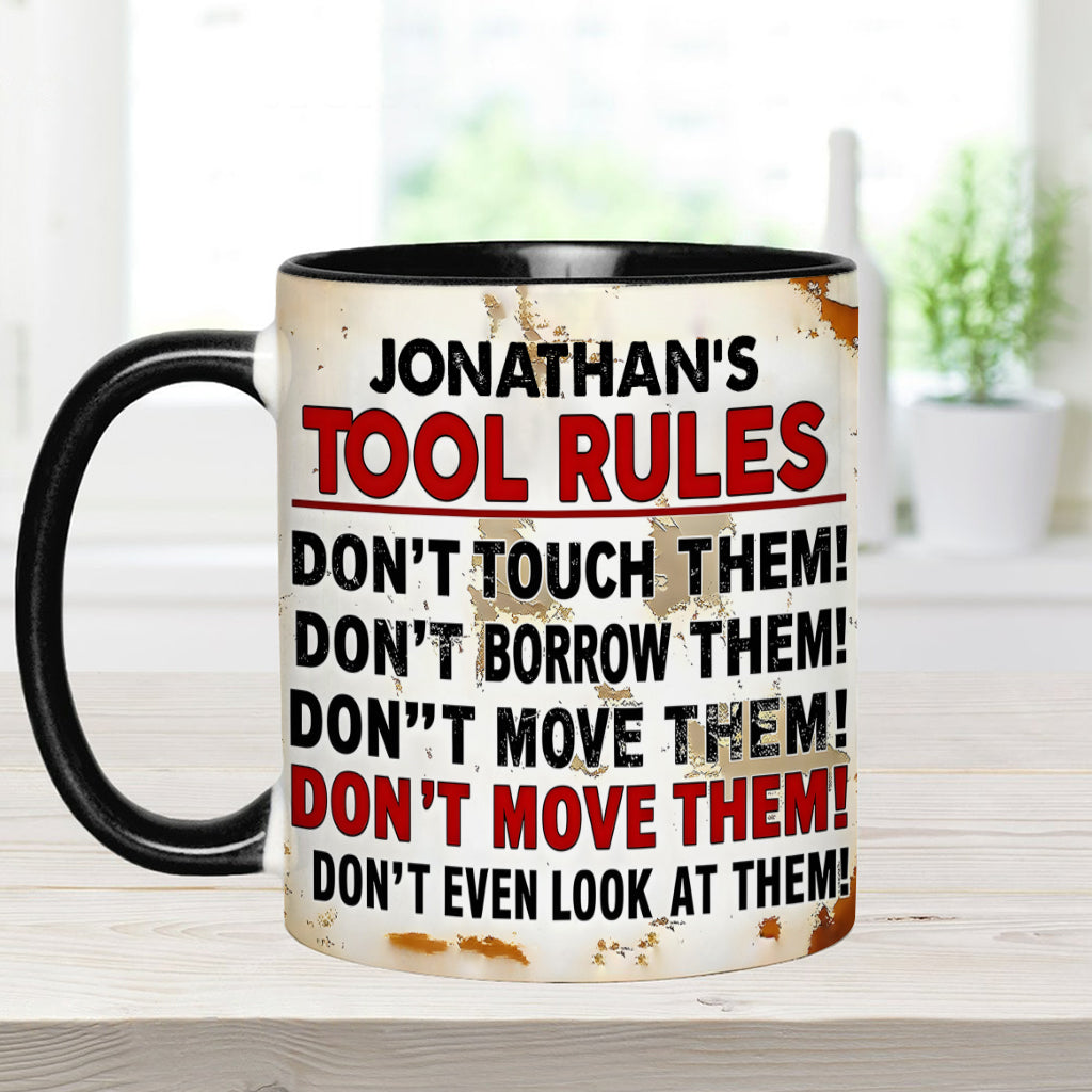 My Tool Rules - Personalized Garage Accent Mug