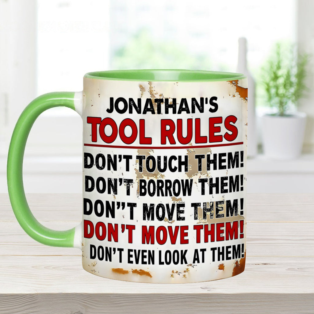 My Tool Rules - Personalized Garage Accent Mug